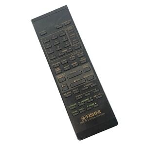 Fisher Remote Control RVR9300 VCR TV Channel Scan Power Volume Mute